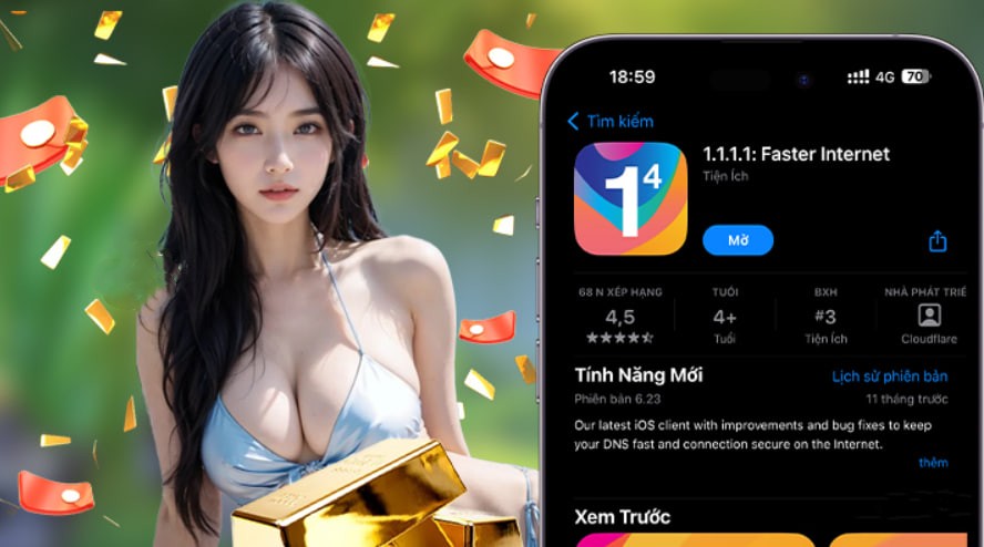 Hình ảnh quảng cáo của ta88 hiển thị nền tảng và các lợi ích